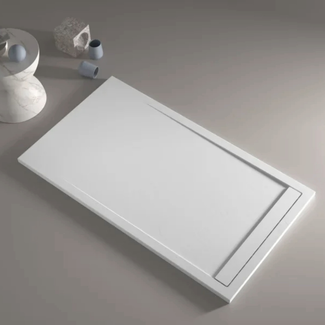 plato de ducha para baño textura piedra antideslizante extraplano